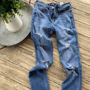 Hollister Girls Skinny Distressed Jeans